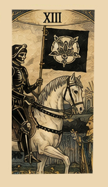 Smrt Rider Waite Tarot karta