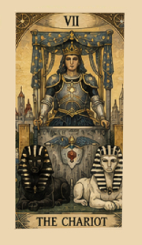 Kočija Rider Waite Tarot karta